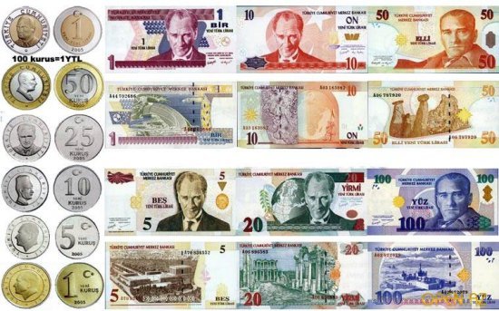 фото турецкие деньги